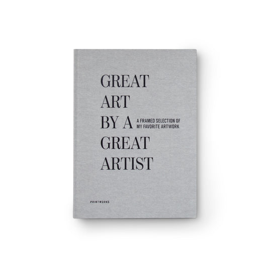 Printworks Great Art Frame Book, Grey