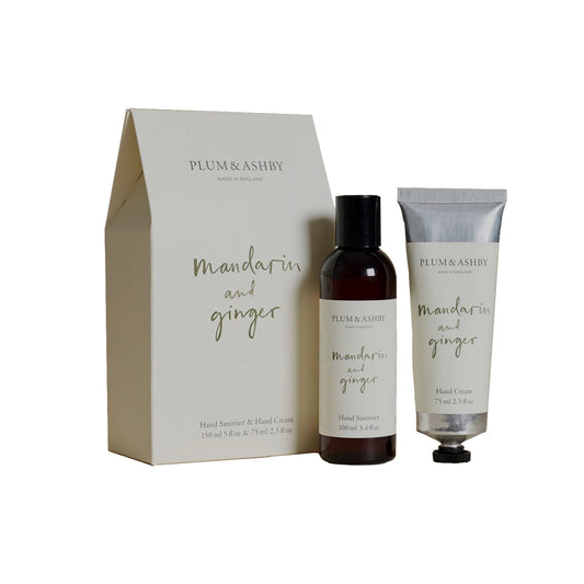 Mandarin & Ginger Sanitiser & Hand Cream Gift Set