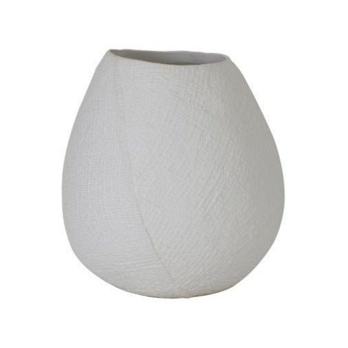 Deco White Vase