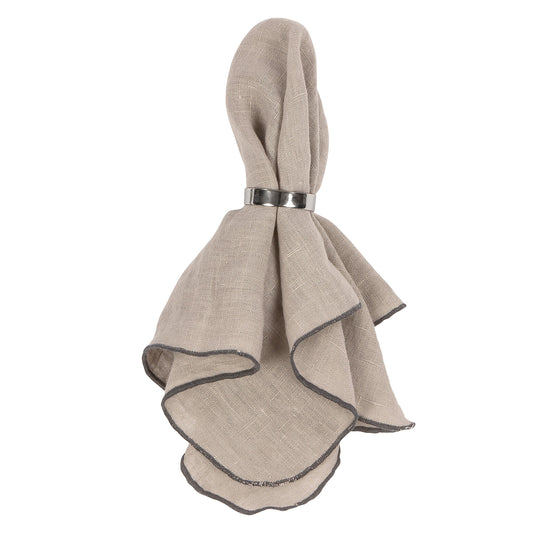 Gracie Napkin, Eco Friendly, Taupe