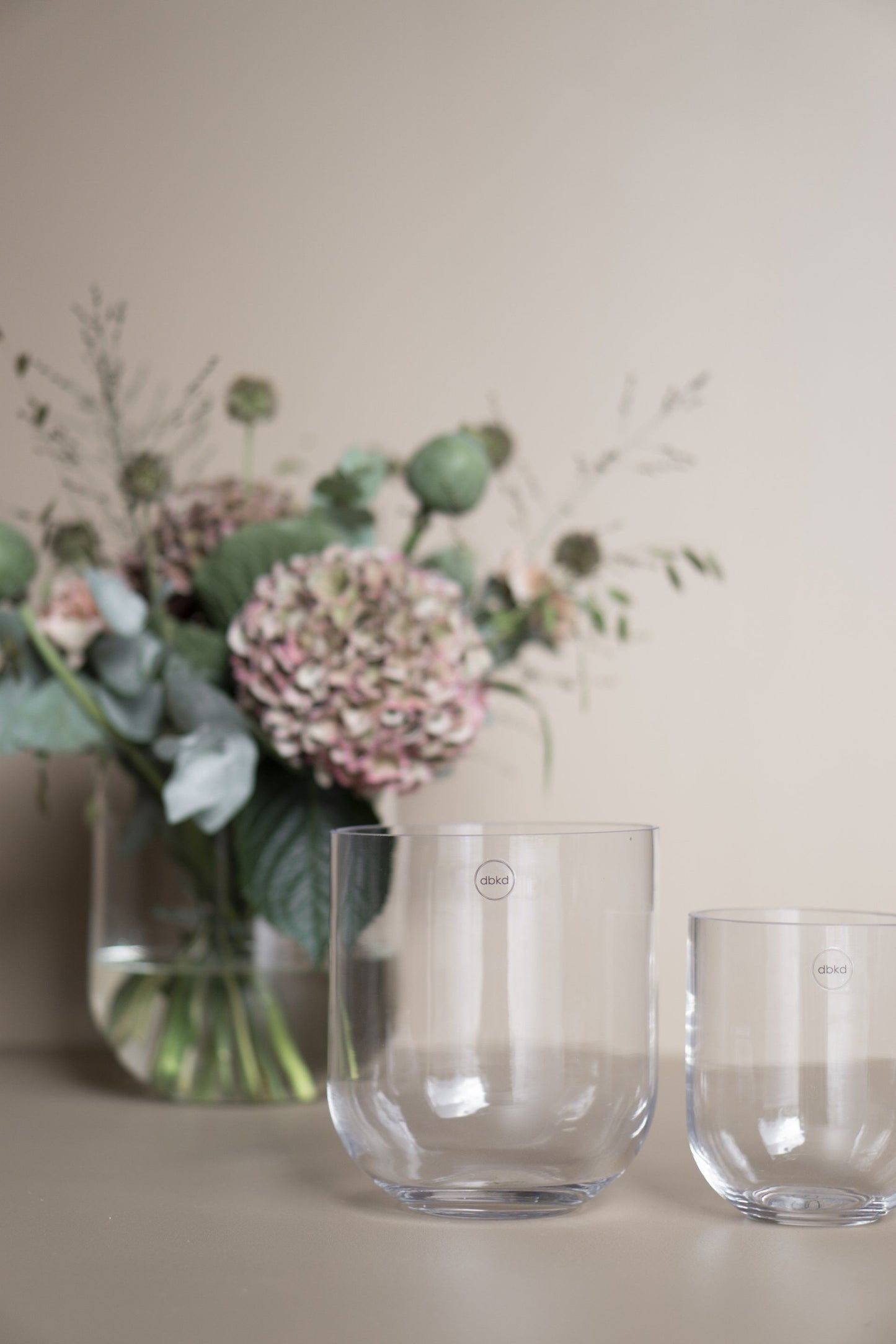 Simple Clear Vase, Large