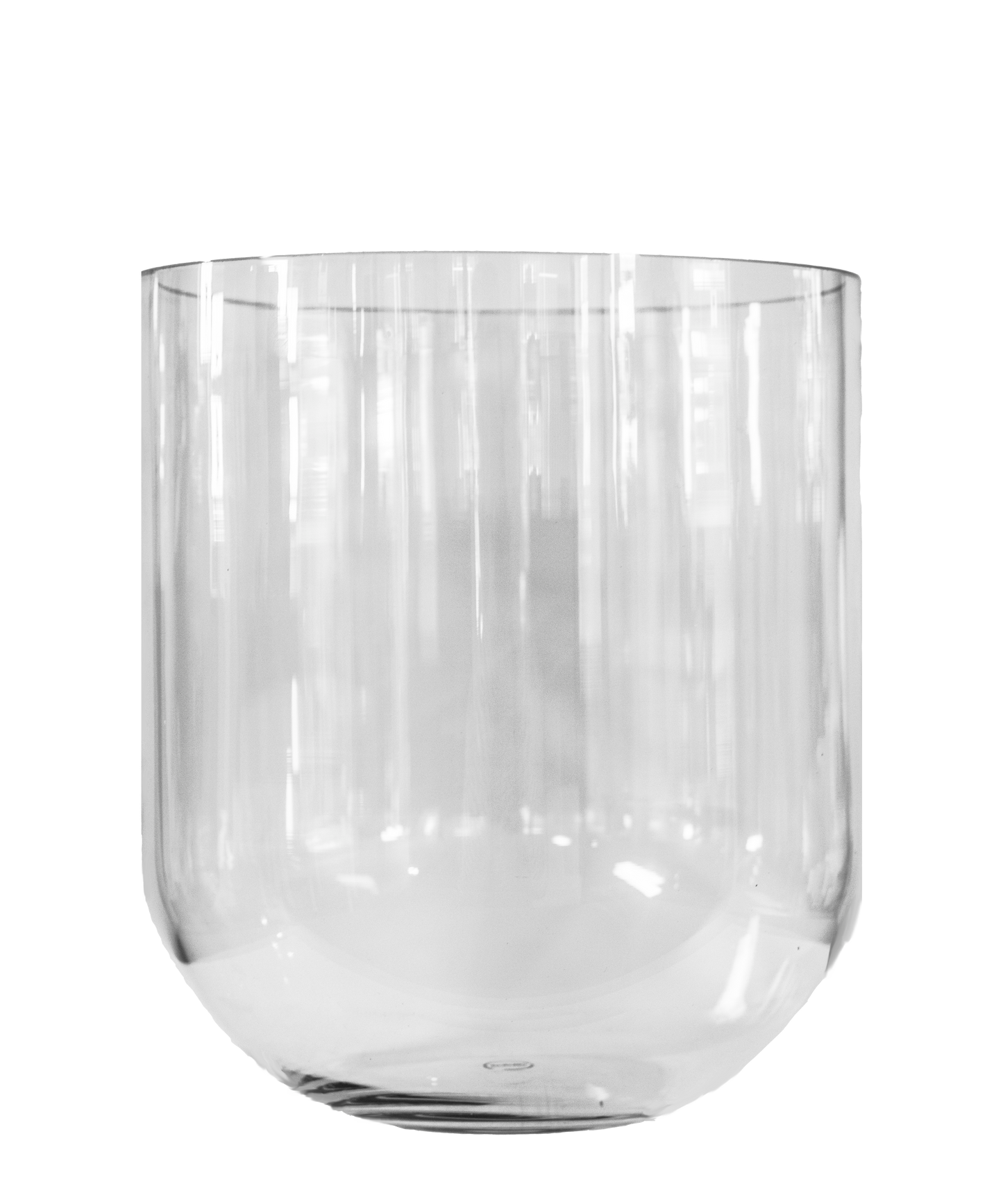 Simple Clear Vase, Medium